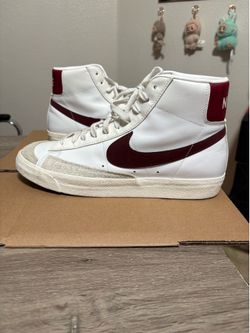 Size 13 - Nike Blazer Mid '77 Maroon White