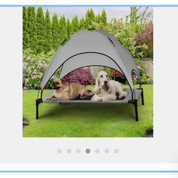 Large Solar Tec Pet Cot With Removable Canopy