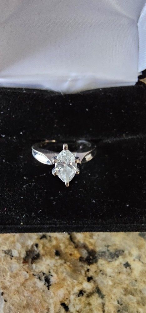 Marquise Cut Engagement Ring