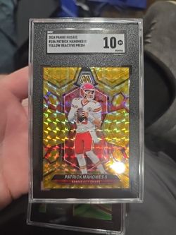 2024 patrick mahomes yellow reactive