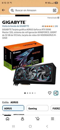 GIGABYTE AORUS GeForce RTX 5090 Master