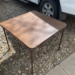 34x34 Folding Card Table