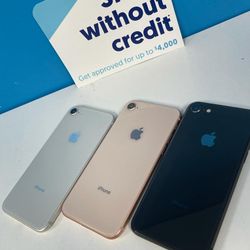 Apple IPhone 8 Unlocked - PAYMENTS AVAILABLE ONLY $25 DOWN/20% OFF ON WINDOW LAPTOPS 