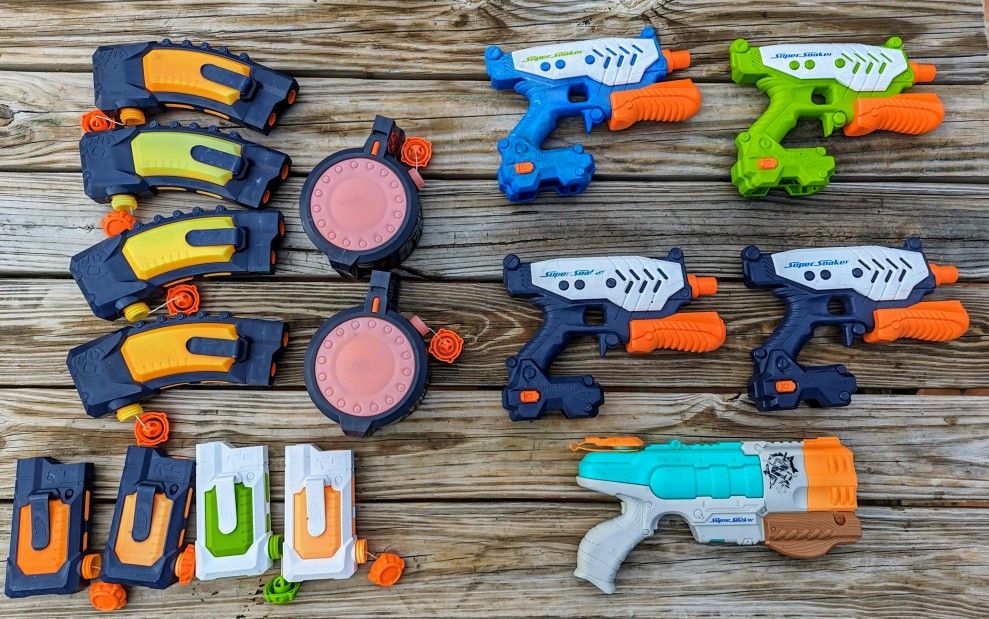 Nerf Super Soaker Squirt Gun Bundle