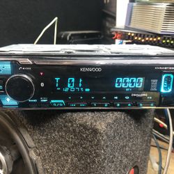 Kenwood Bluetooth Audio USB Auxiliary Car Stereo Head Unit 