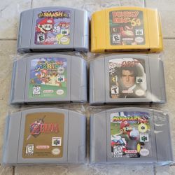 N64 Games - Nintendo 64 Cartridges - Super Mario - Zelda - Goldeneye - Pokémon- Yoshi - Kirby - Donkey Kong 