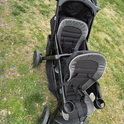 Chicco Cortina Together Double Stroller, Minerale