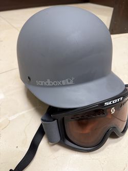 Helmet and googles