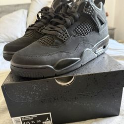 Jordan 4 “Black Cat” Brand New, Size 10