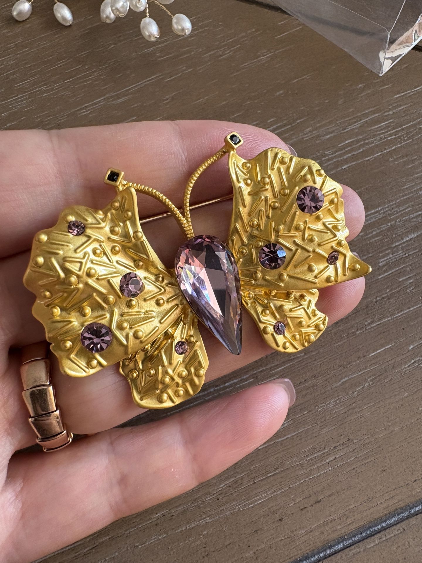 Butterfly brooch