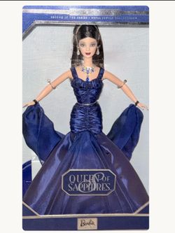 Queen of Sapphires Barbie limited edition of Royal Jewels Collection NIB