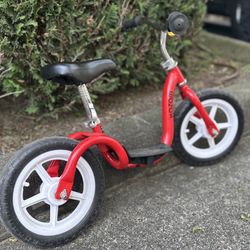 Kids Balance Bike, No Pedal  KaZam- RED