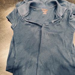 Girls Navy Blue Uniform Shirts