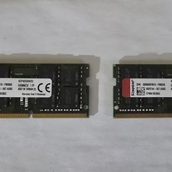 Kingston KCP426SD8/32 (X2) 64GB SO-DIMM DDR4-2666 Memory Ram Kit