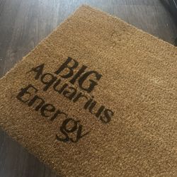 Custom Aquarius Doormat 