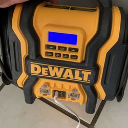 Dewalt Battery Amp/air Compressor/ Charger 