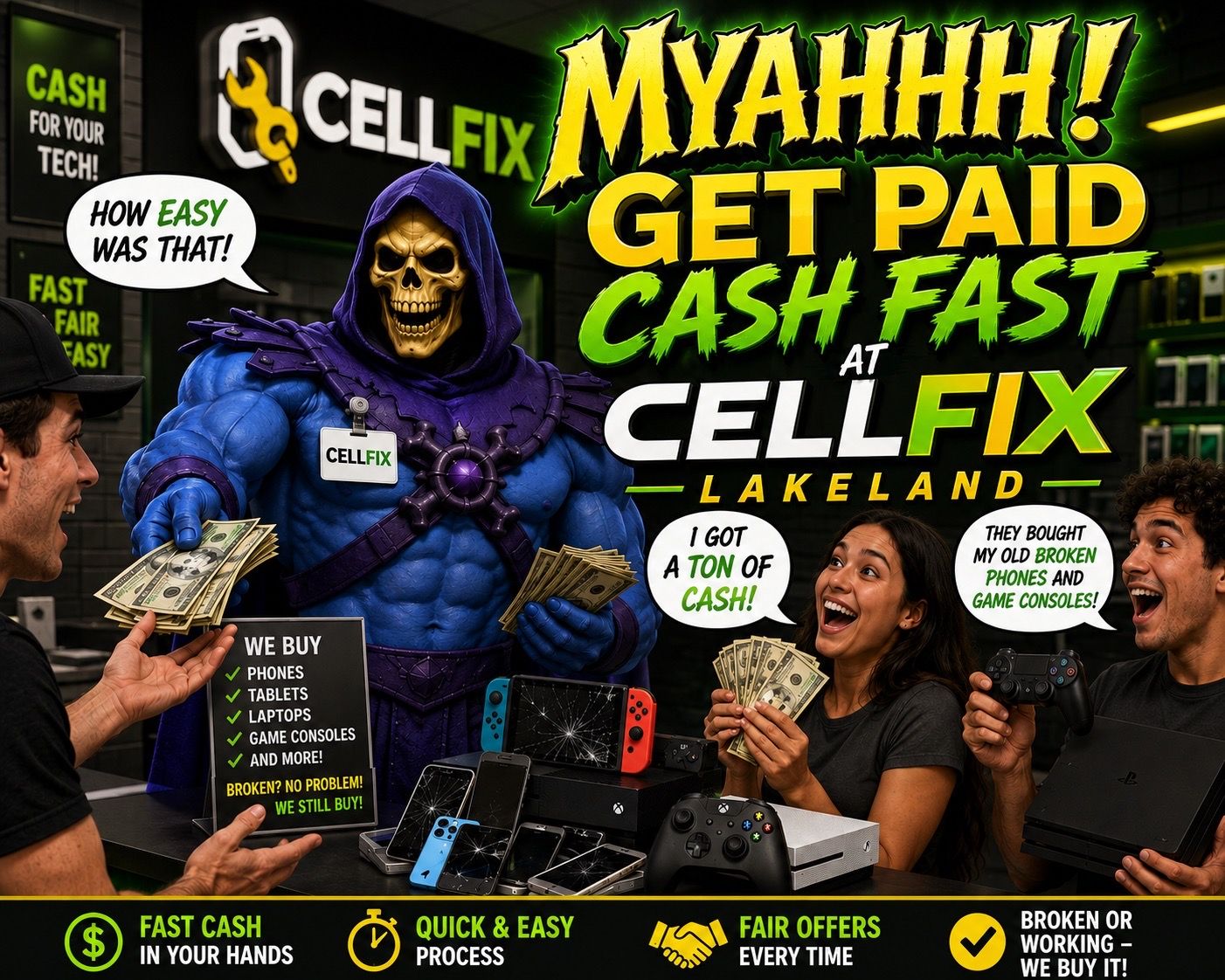 CellFix Puts The Cash And Power In Your Hands
