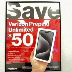 New Verizon iPhone 15 Pro Max 256GB - Financing Available with No Credit Check 