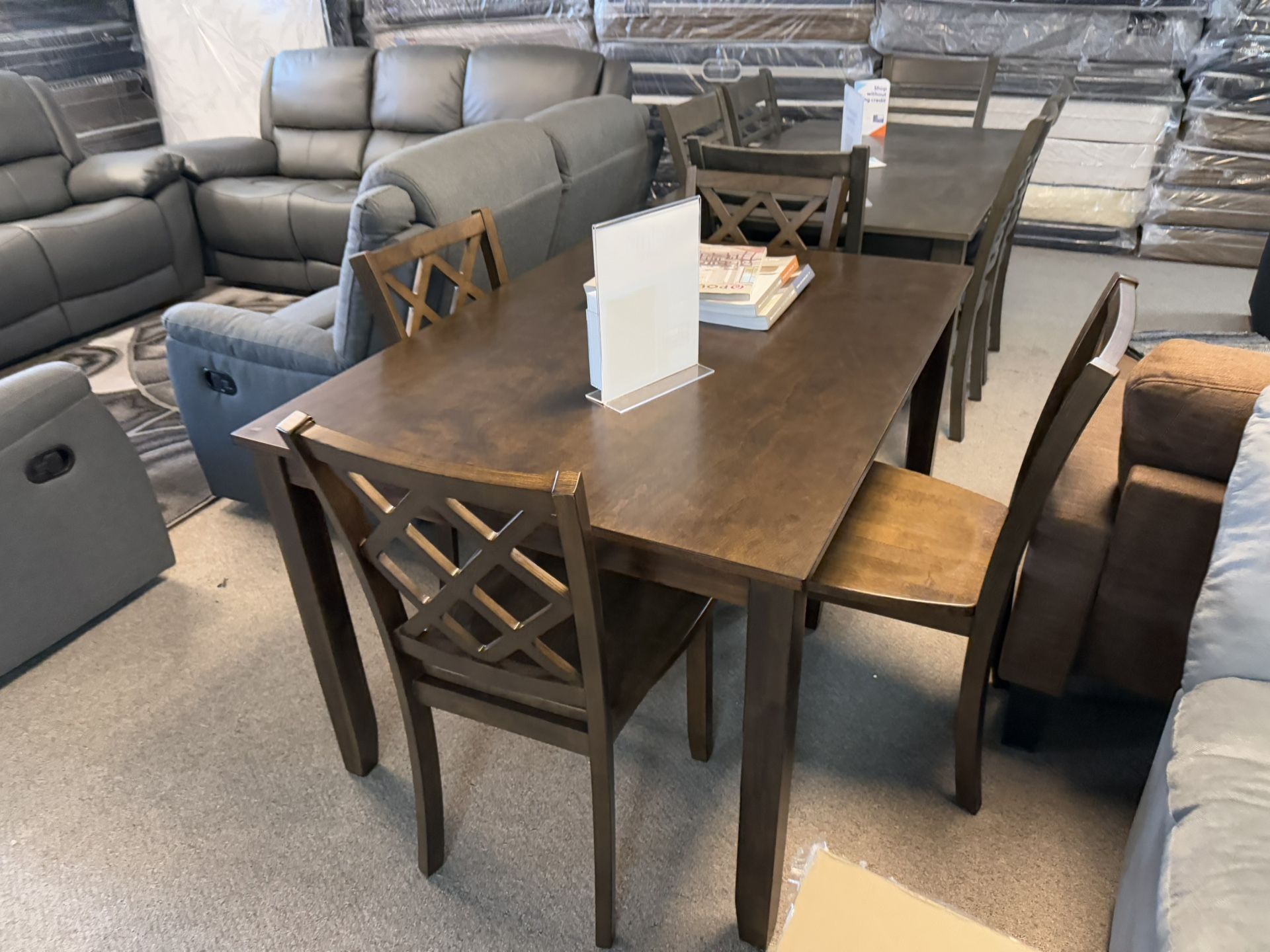 DINING TABLE 4 CHAIRS $299