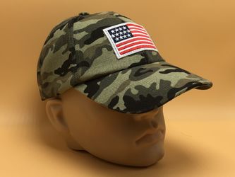Flag Patch Baseball Cap Camouflage Stylish Look At The Picture