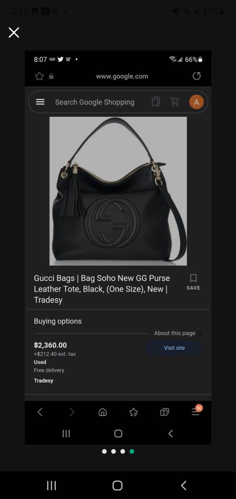 L Gucci Bag