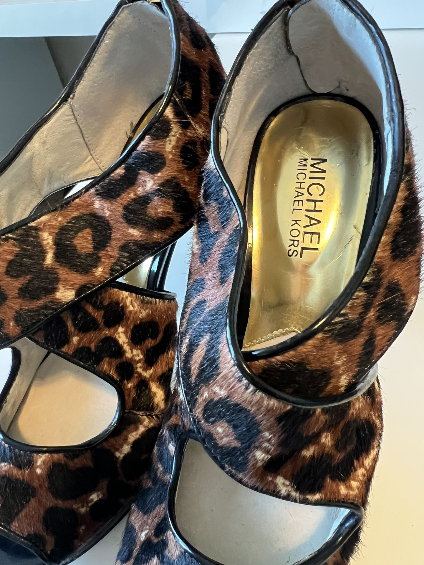 Michael Kors leopard Print Heels