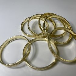 bracelets weekly 14k gold plated laminated