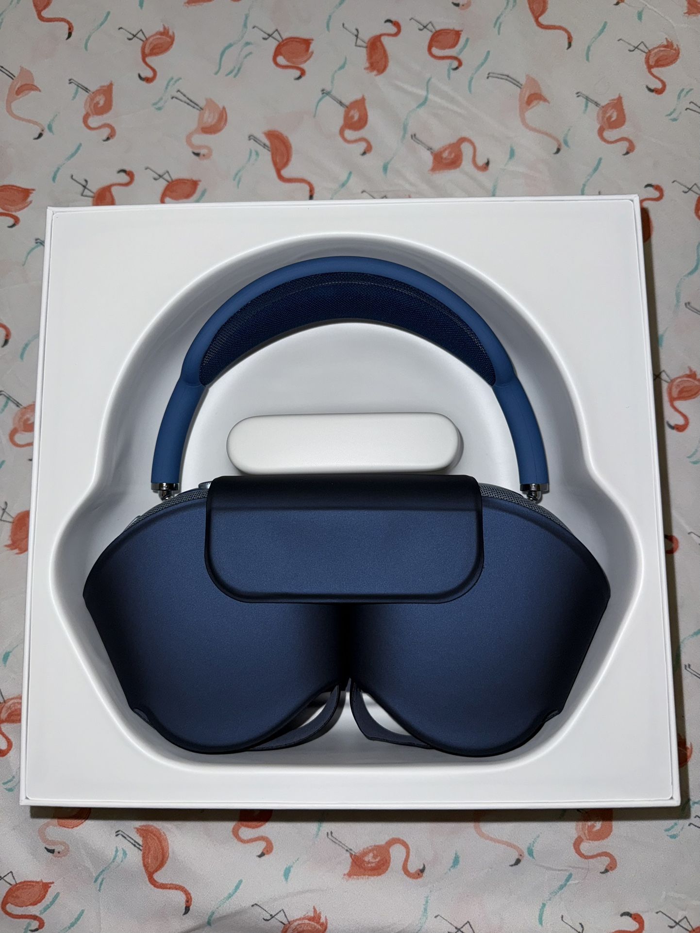 Apple AirPods Max Wireless With Case And Charger Blue Color Open Box