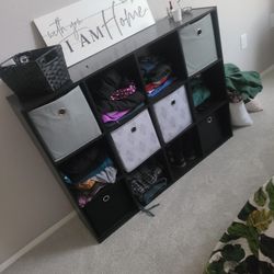 Set Of Cubed Shelves With Cube Inserts