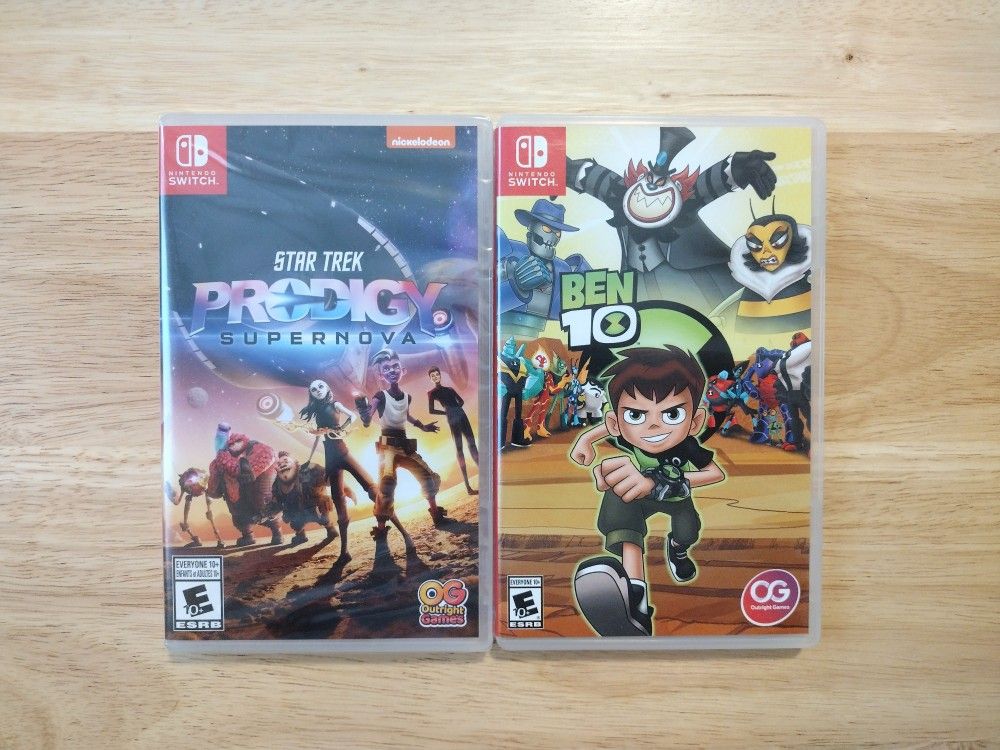 Star Trek Prodigy Supernova & Ben 10 Nintendo Switch 