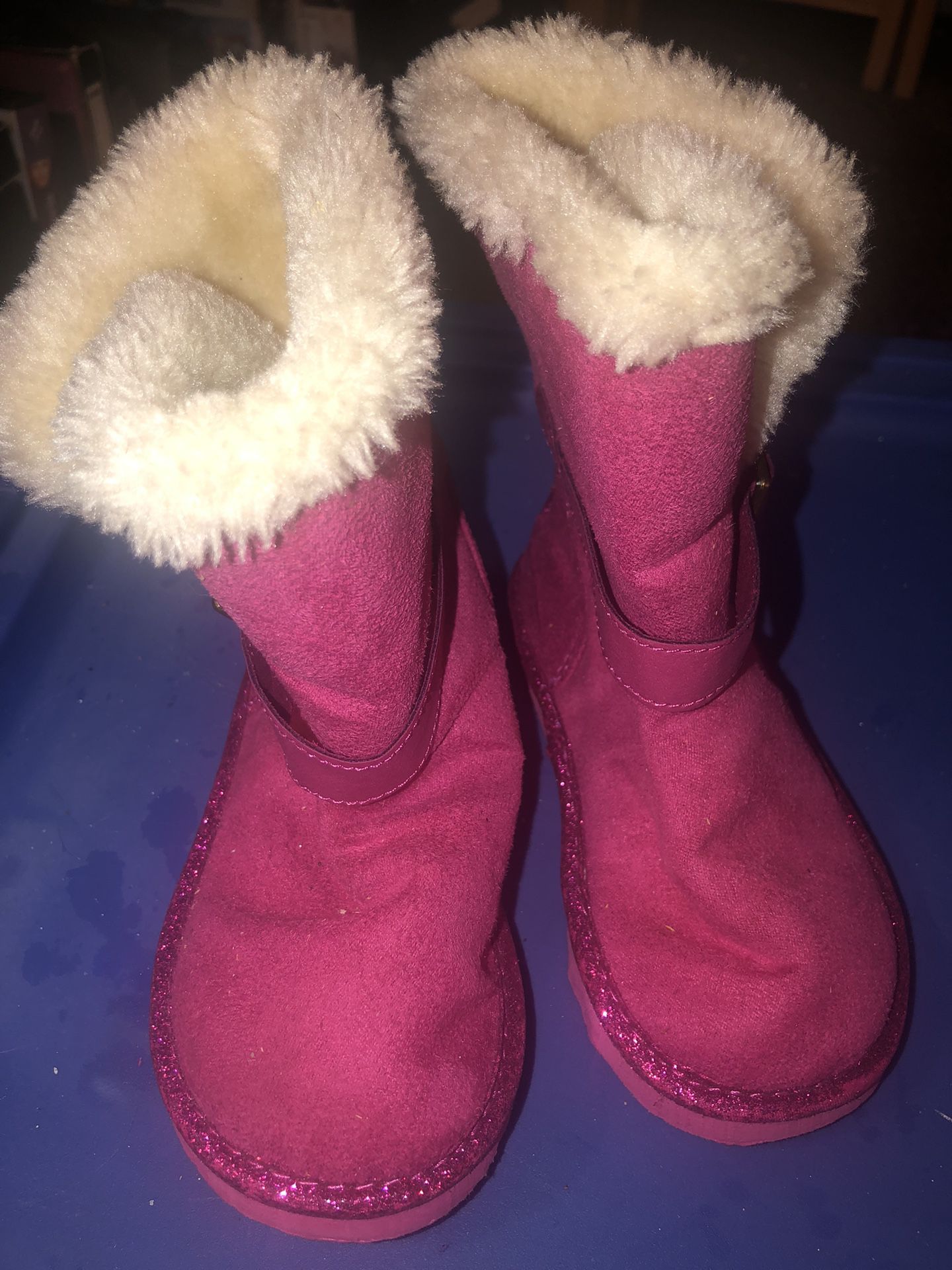 Pretty Pink Osh Kosh By Gosh Boots Size Toddler 7 C