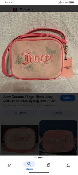Juicy couture velour crossbody bag