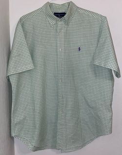 Polo Ralph Lauren Classic Fit Men's Size XL Plaid Button Down Short Sleeve Shirt