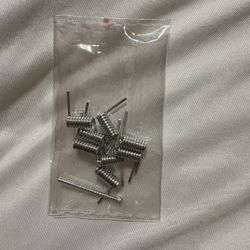 NICENEEDED 8 PCS Hair Claw Clip Spring Replacement Sliver, Clip Spring with Cent