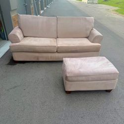 couch w/ ottoman (delivery)