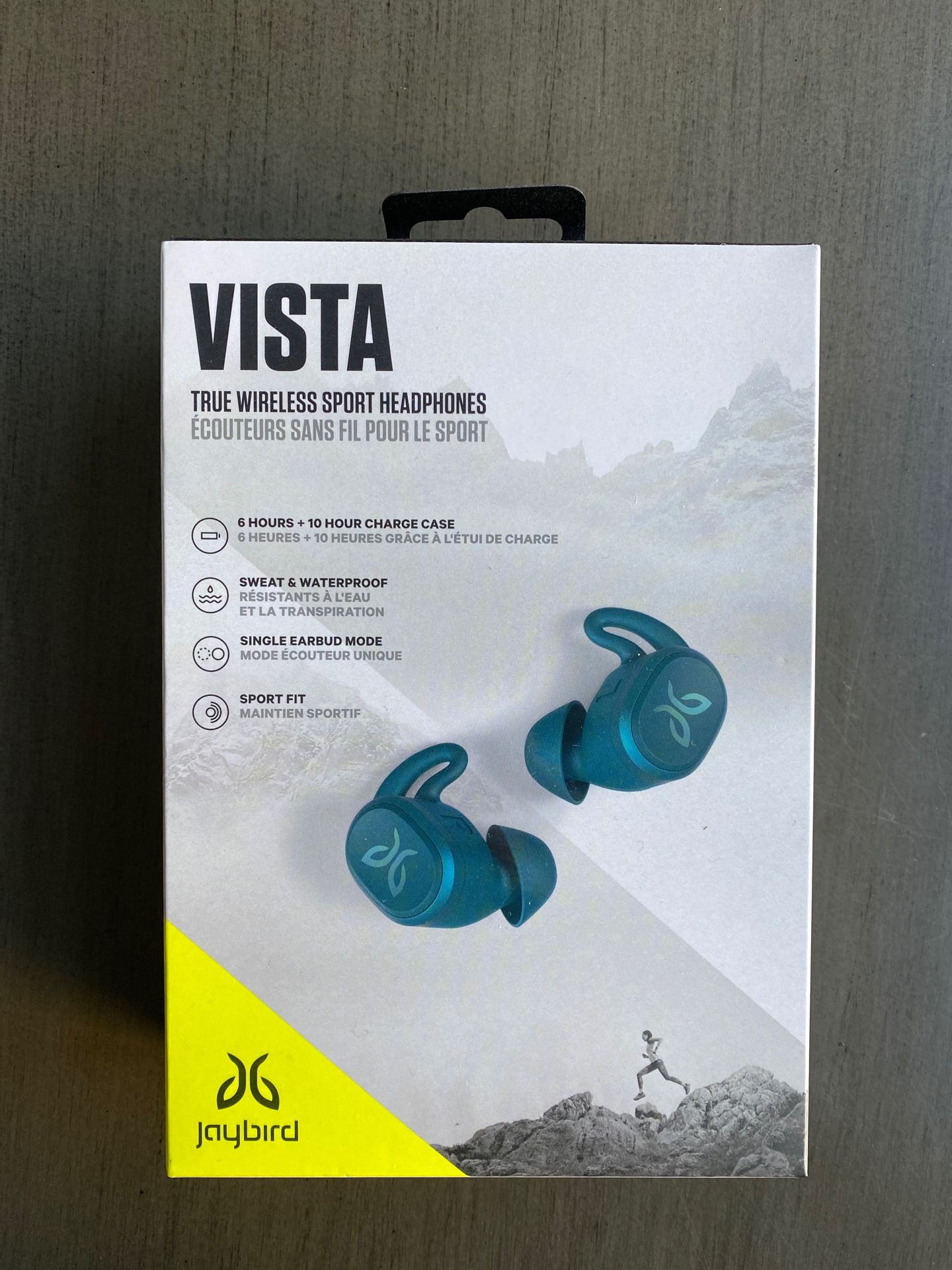 Jaybird Vista Bluetooth earbuds w/ three sizes