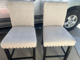 Set Of Dining Clothed Chairs