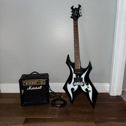 Electric Guitar And Amp