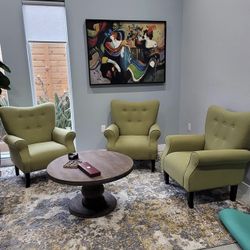 Sage Green Armchair 