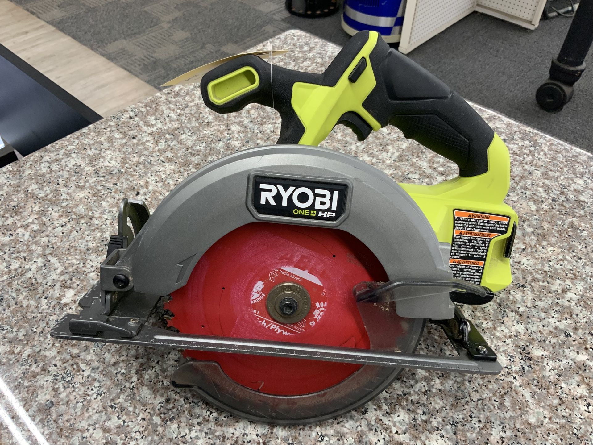 RYOBI ONE+ HP 18V Brushless Cordless Compact 6-1/2 in. Circular Saw 