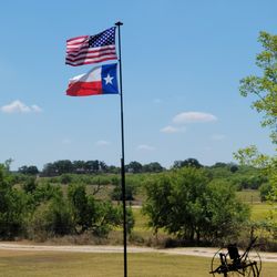 Flag pole installed 