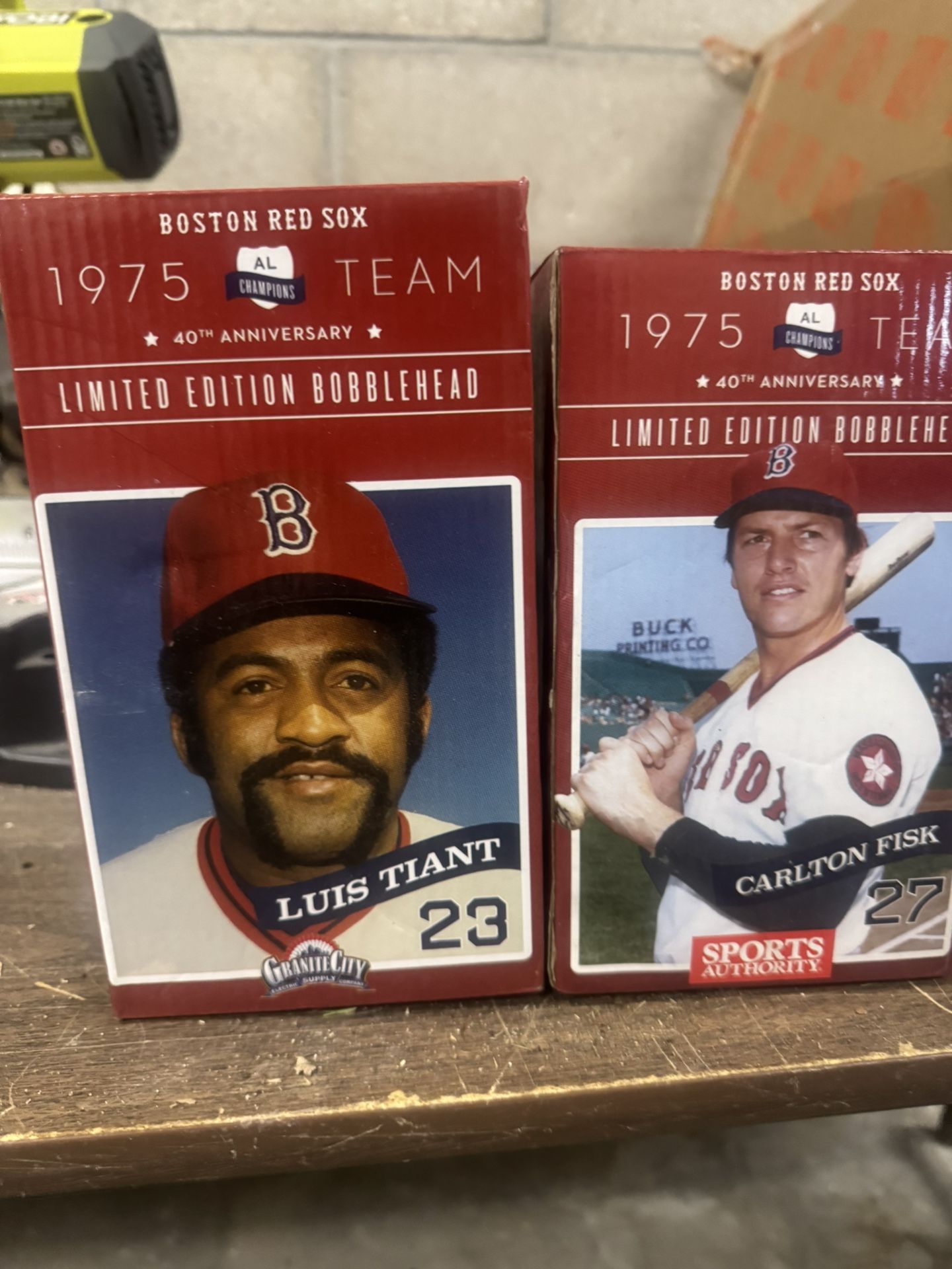 Luis Tiant And Charlton Fisk Bobble heads
