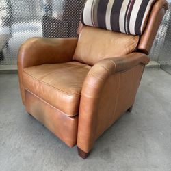 Brown Leather Recliner 