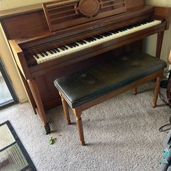 Kimball Console Piano 