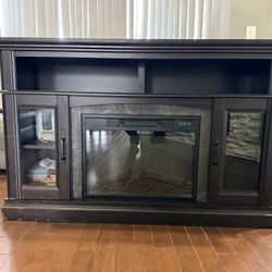 Fireplace TV stand 