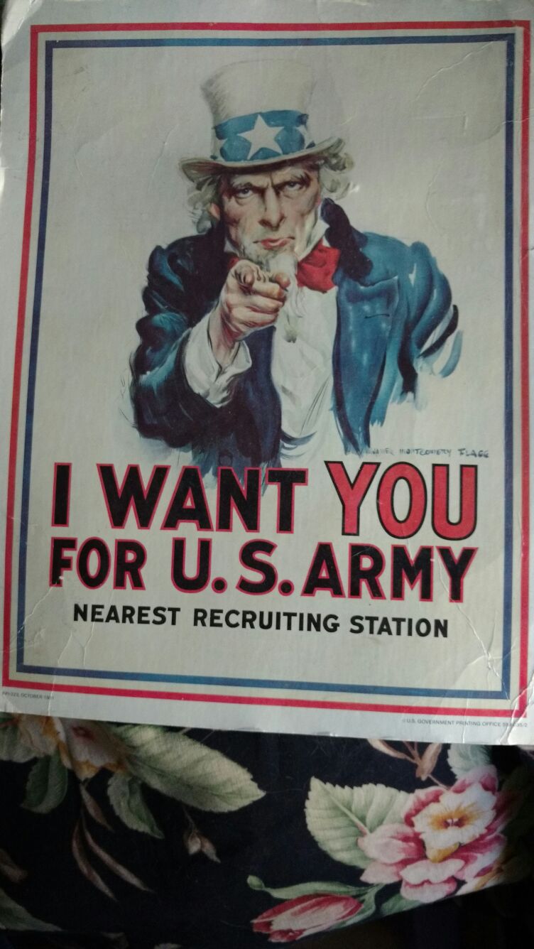 1961 recruiting poster from government print for Sale in Sacramento, CA -  OfferUp