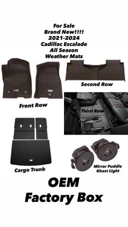 Brand NEW! 2021-2024 Cadillac Escalade All Season Weather Mats OEM!!!!!!!
