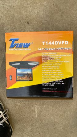 T view Flip down w/DVD player