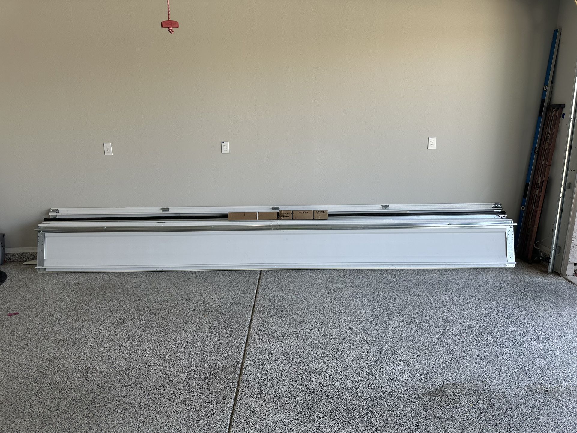 Garage Door Size 16 X 8 (white)