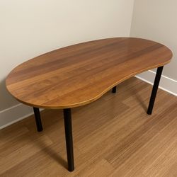 Aged Mahogany Veneer Desk